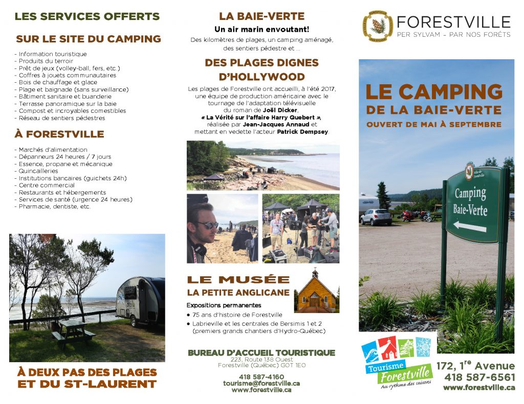 Camping BaieVerte Forestville Camping BaieVerte Forestville